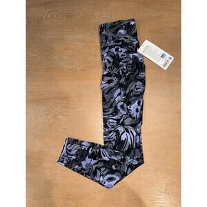 NWT Lululemon Fast and Free High-Rise Tight 25" SIZE 2 Flower Meld Multi